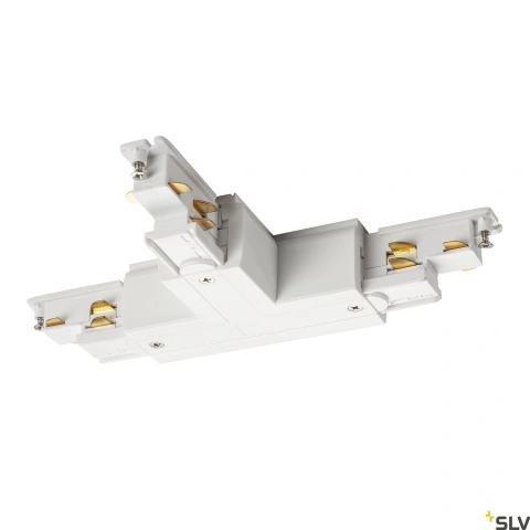 S-TRACK DALI T-conector cu electrod impamant stanga,alb