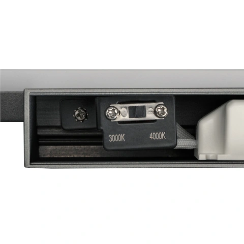 GLENOS 60 LED 12W, 1170lm, CCT Switch 3000K/4000K, negru_1