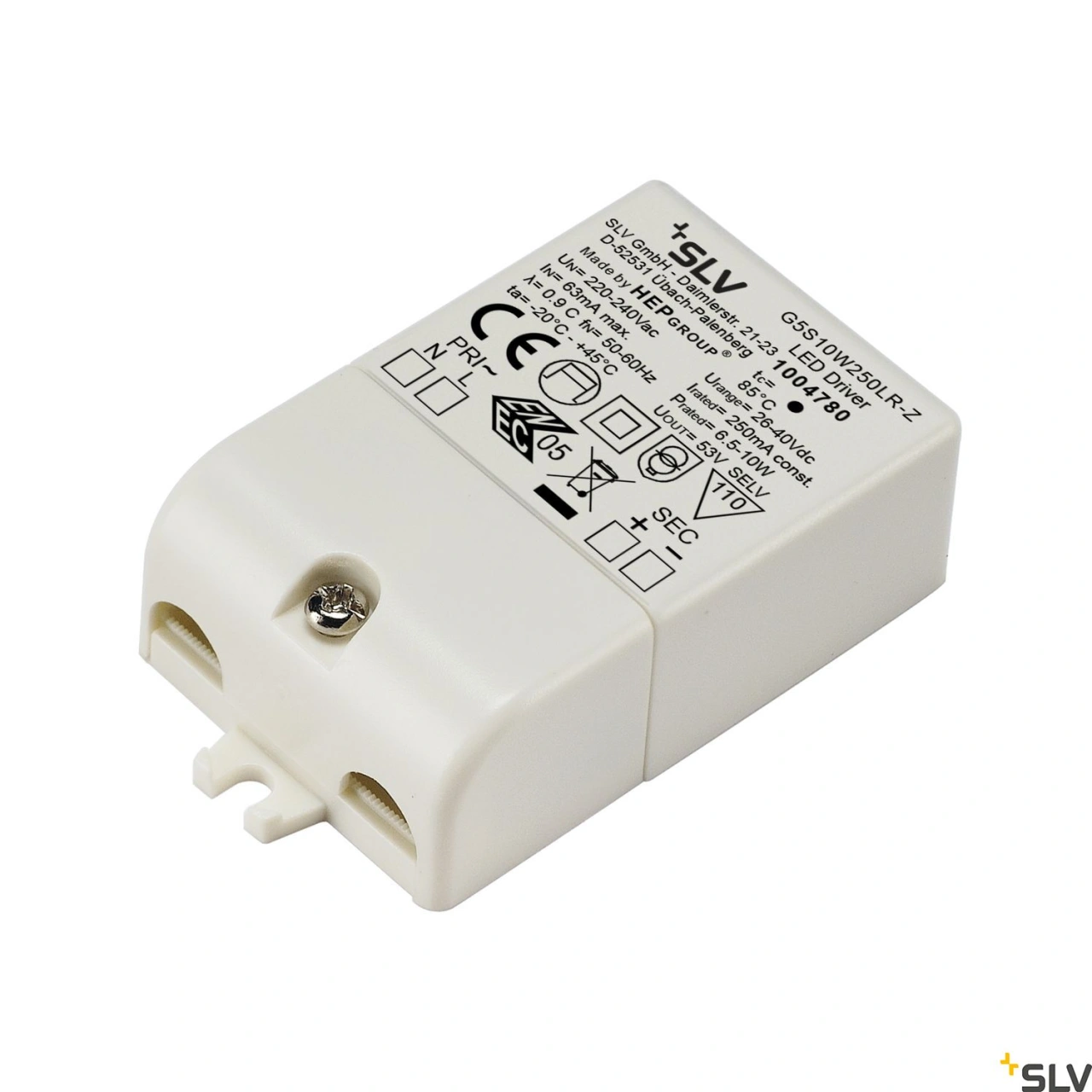 Driver LED, 6,5-10W 250mA