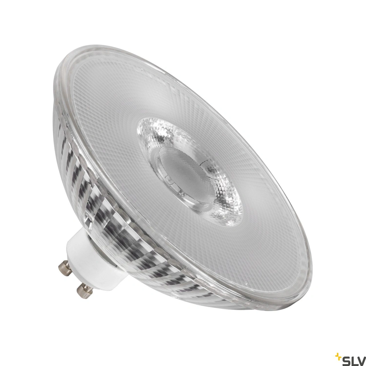 QPAR111 GU10, LED lamp transparent 8W 2,7K CRI90 38°
