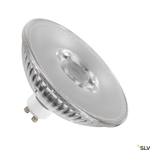 QPAR111 GU10, LED lamp transparent 8W 2,7K CRI90 38°