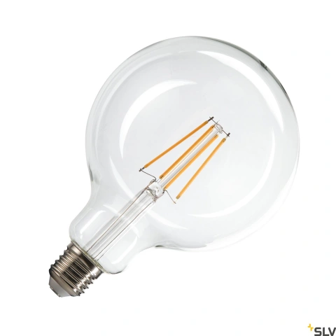 G125 E27, LED lamp transparent 7,5W 2700K CRI90 320°