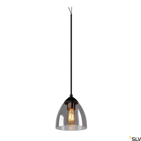 PARA CONE GL GU10, suspendat negru / transparent