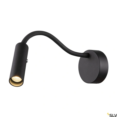KARPO GOOSE, cil montaj pe perete negru 5,8W 3000K 40°