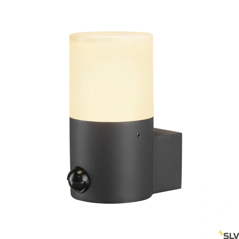 GRAFIT E27 round sensor, cil montaj pe perete antracit