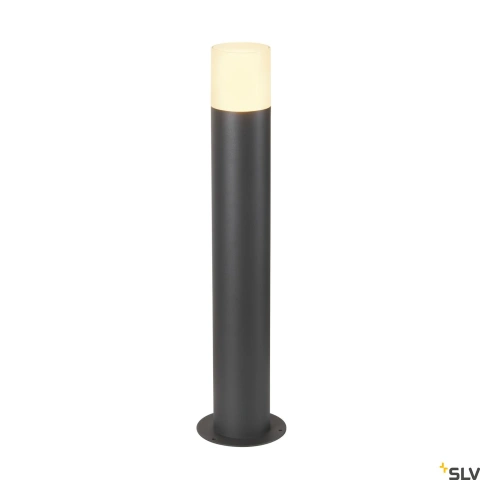 GRAFIT E27 60 Pole round, bornă luminoasă antracit