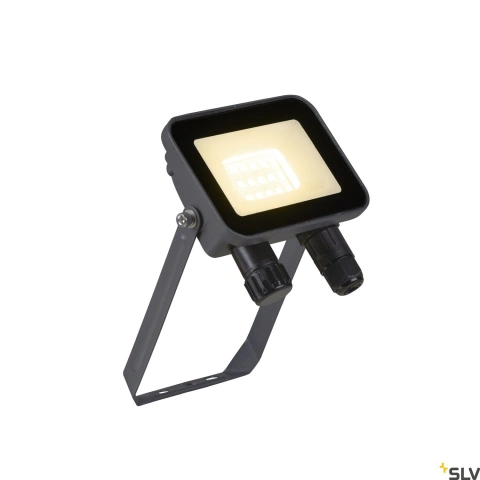 FLOODI S Wand- 9,3W 1040lm 100° ≥80 230V 3K IP65 antracit