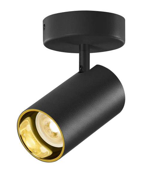 ASTO TUBE, spot cilindric, max. 1x10W, negru_1