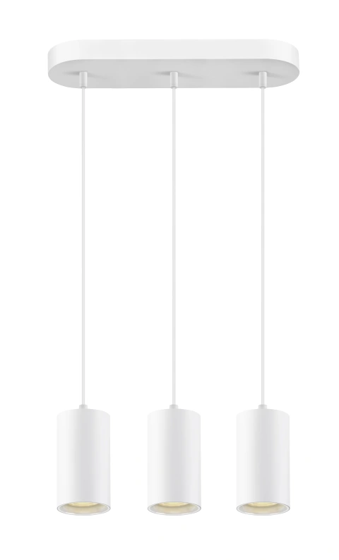 ASTO TUBE,PL, GU10, suspendat lungime 250 cm, max. 3x10W alb