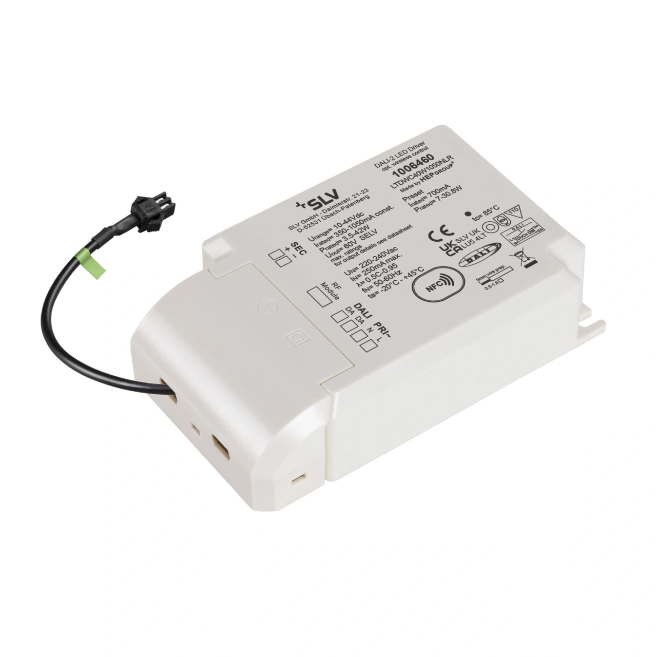 Driver LED 42W 700mA cu interfata radio NUMINOS DALI