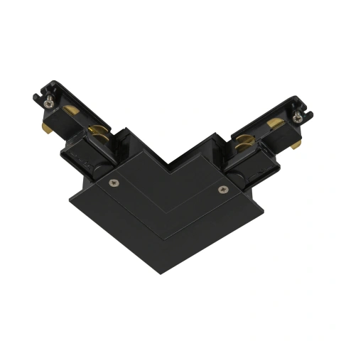 L-connector  S-TRACK 3-phase-încastrata șină ,IP20,negru