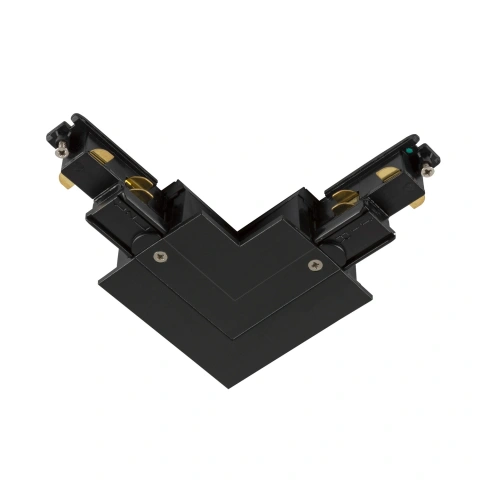 L-connector  S-TRACK 3-phase-încastrata șină ,IP20,negru