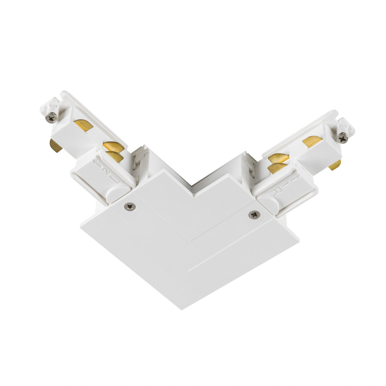 L-connector  S-TRACK 3-phase-încastrata șină ,IP20,alb