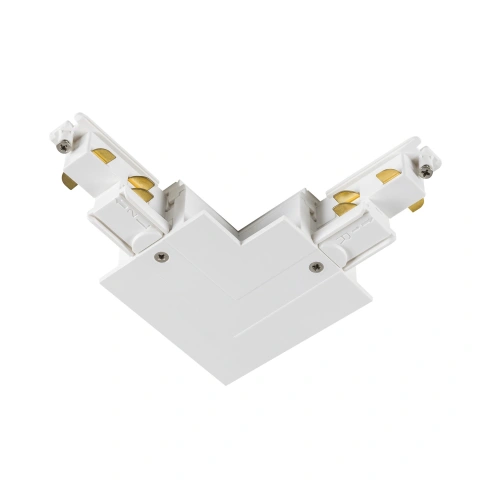 L-connector  S-TRACK 3-phase-încastrata șină ,IP20,alb