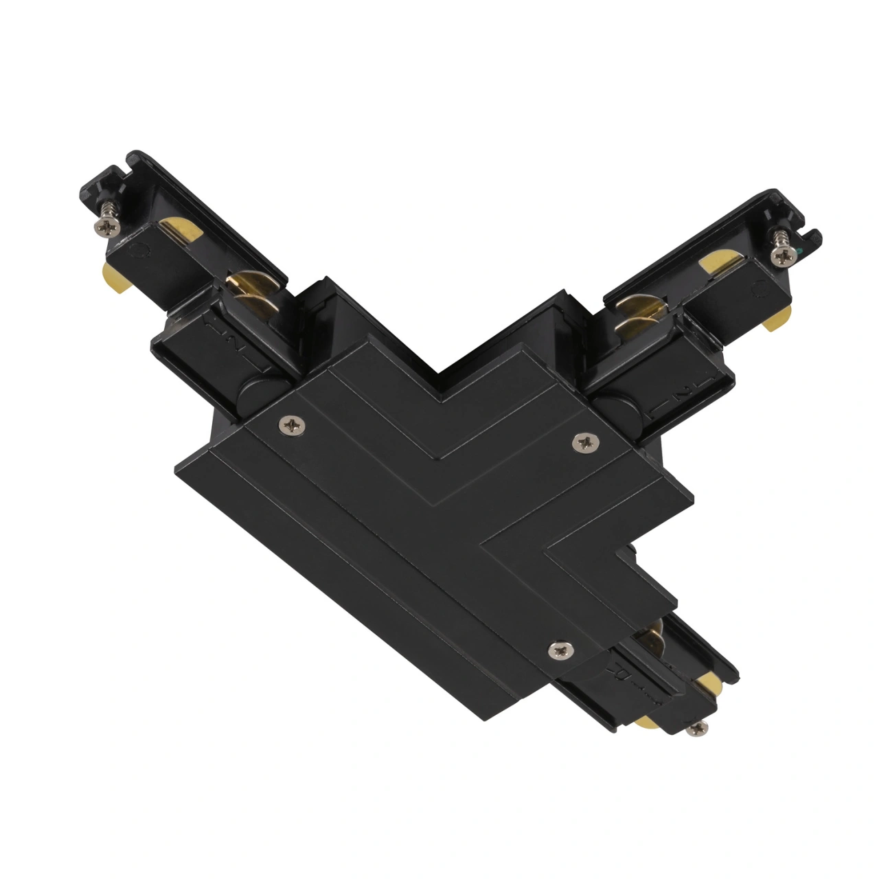 T-connector  S-TRACK 3-phase-încastrata șină ,IP20,negru