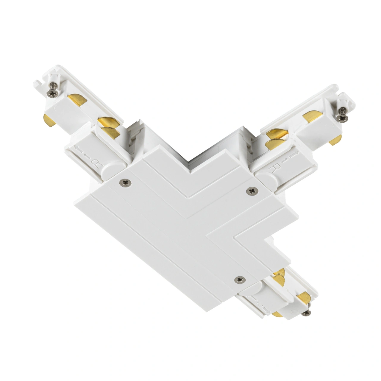 T-connector  S-TRACK 3-phase-încastrata șină ,IP20,alb