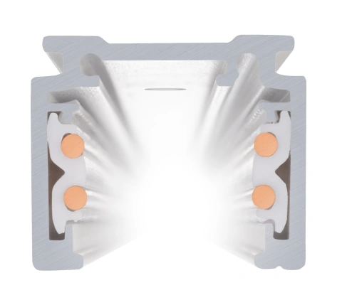 Sina montaj aparent, 3m, 48V TRACK, alb, DALI_1