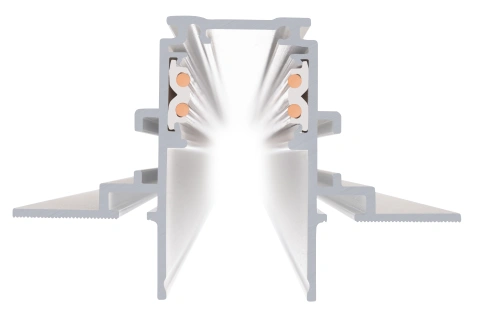 Sina montaj incastrat, 4m, 48V TRACK, alb, DALI_1