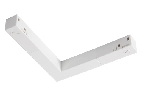 Conector electric L, 48V TRACK, alb, DALI