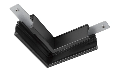 Conector mecanic L, 48V TRACK pt sina AB, stanga, negru