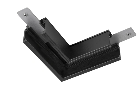 Conector mecanic L, 48V TRACK pt sina AB, dreapta, negru