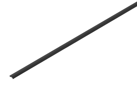 Capac 48V TRACK 20mm pentru asamblare șină standard 2m negru
