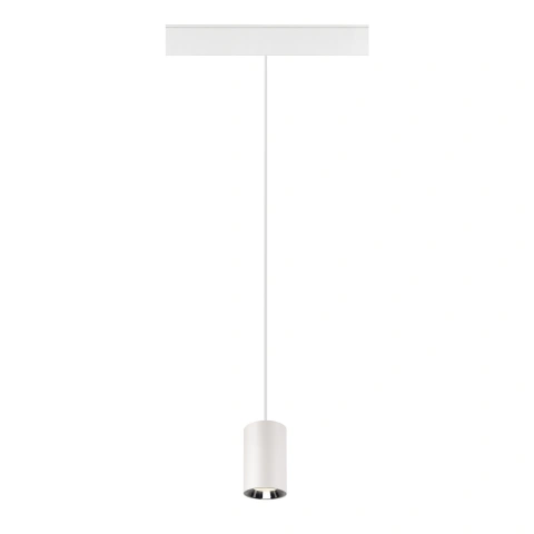 NUMINOS XS 48V  4000K 55° DALI  matt white / glossy chrom_1
