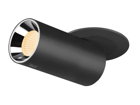 NUMINOS PROJECTOR S 3K 20° cilindric negru/crom_3