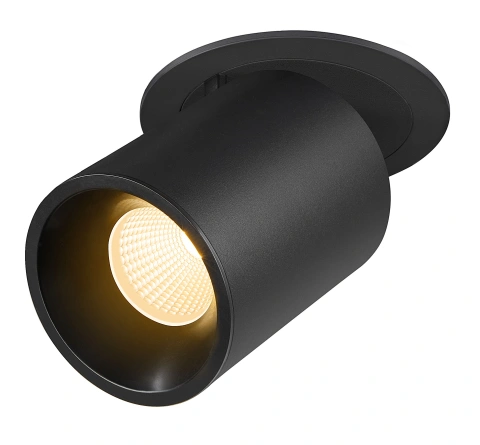 NUMINOS PROJECTOR L 3K 20° cilindric negru/negru