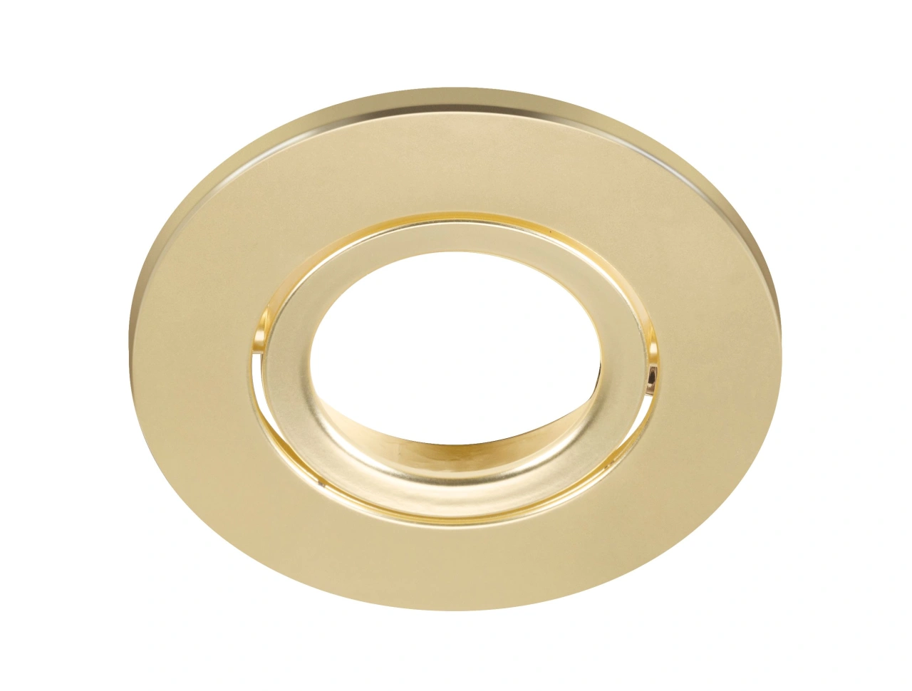 Capac pentru downlight universal IP65, rotund gold mat