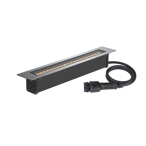DASAR 600, 18W, 3000K, IP65/IP67, pătrat, oțel inoxidabil