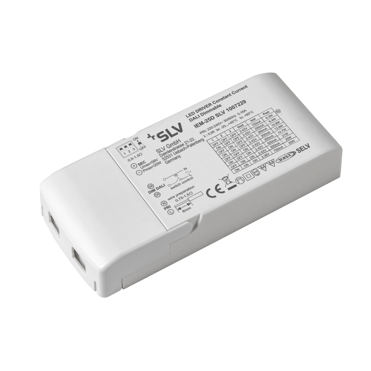 Driver LED DALI 25W 150-700mA DALI TOUCH