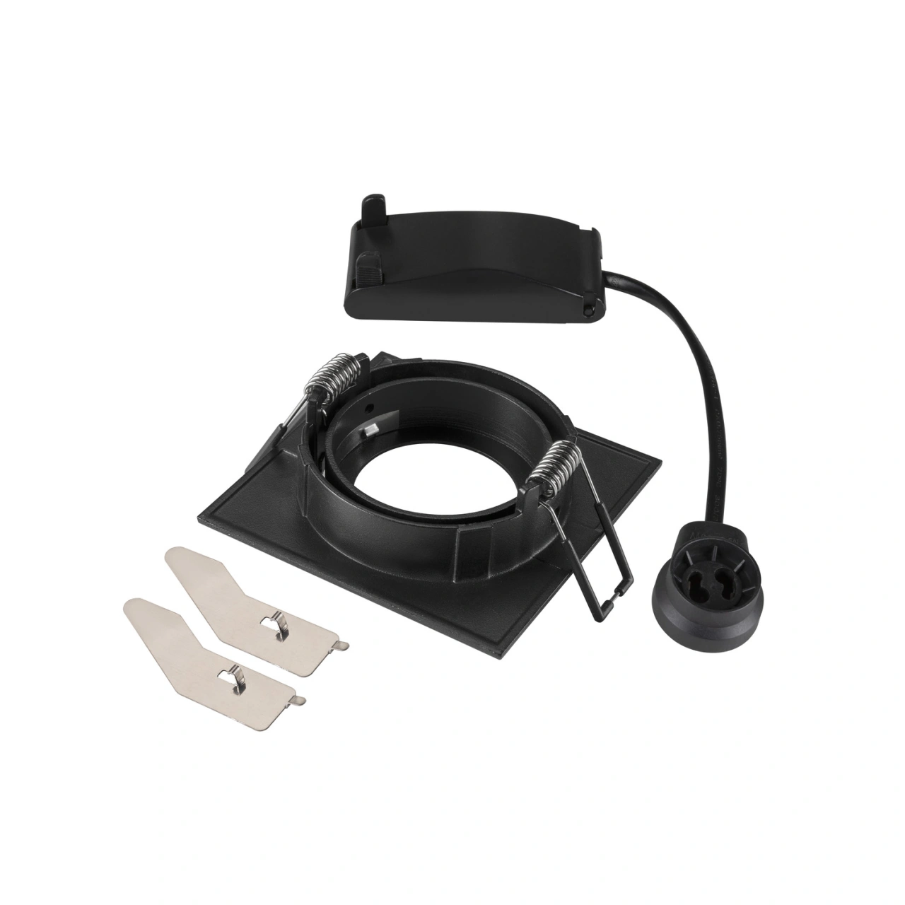 NEW TRIA 68, pătrat, max. 10W GU10, negru