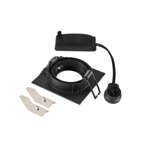 NEW TRIA 68, pătrat, max. 10W GU10, negru