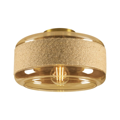 PANTILO ROPE 27, cilindrică, 1x max. 15W E27, auriu