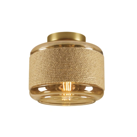 PANTILO ROPE 19, cilindrică, 1x max. 15W E27, auriu