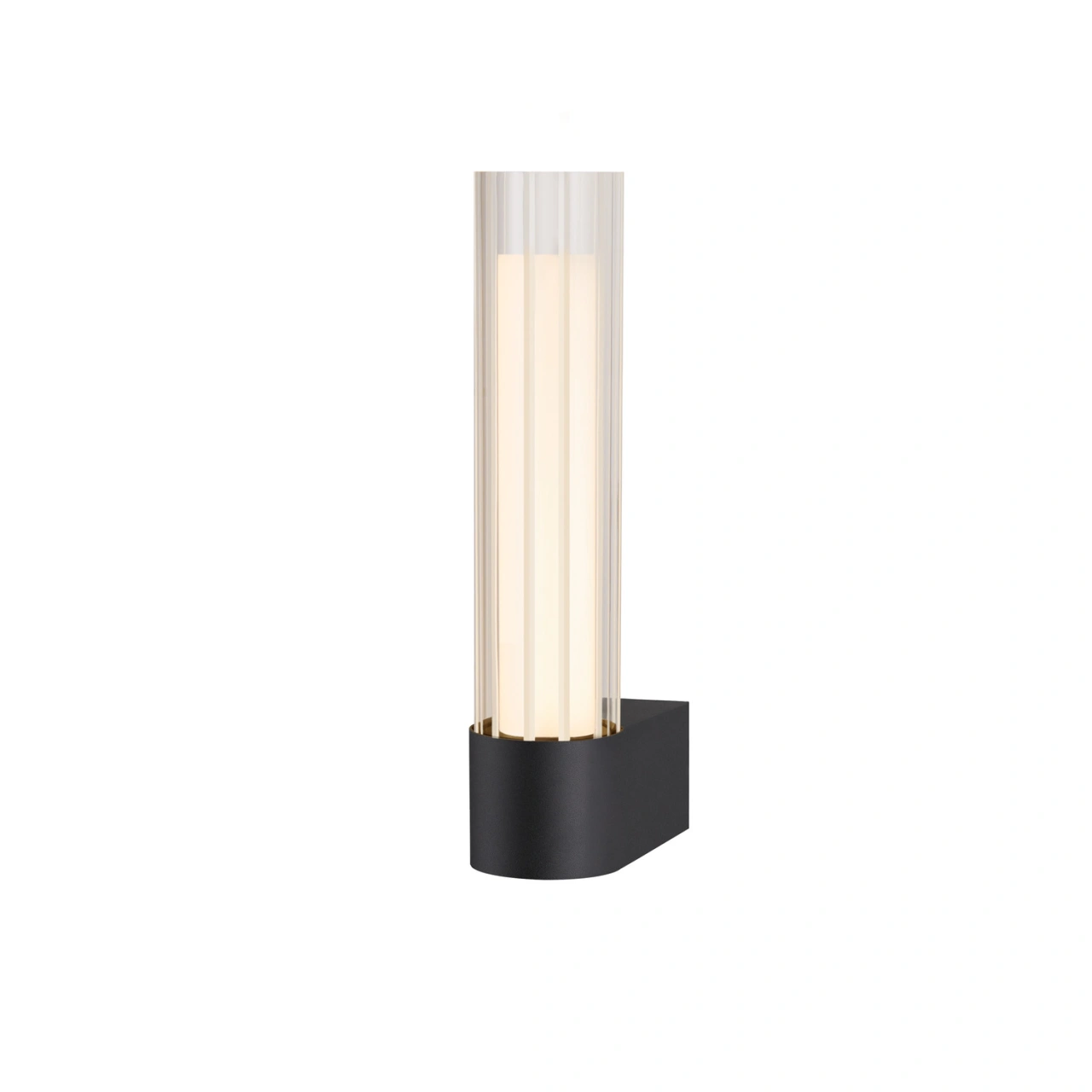 LYGANT lampă de perete, montată aparent, 3000K, 8W, neagră