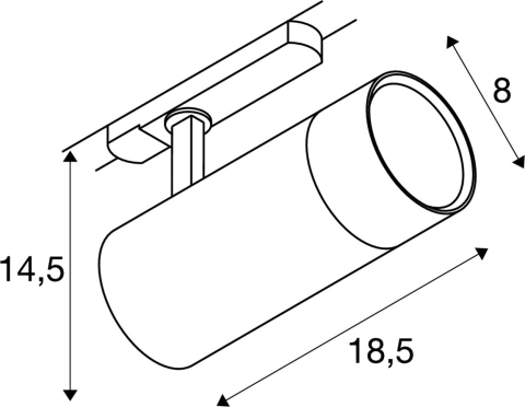 Trackspot V 3Ph. 25/30/35W 927/930/940 24-60° alb_6