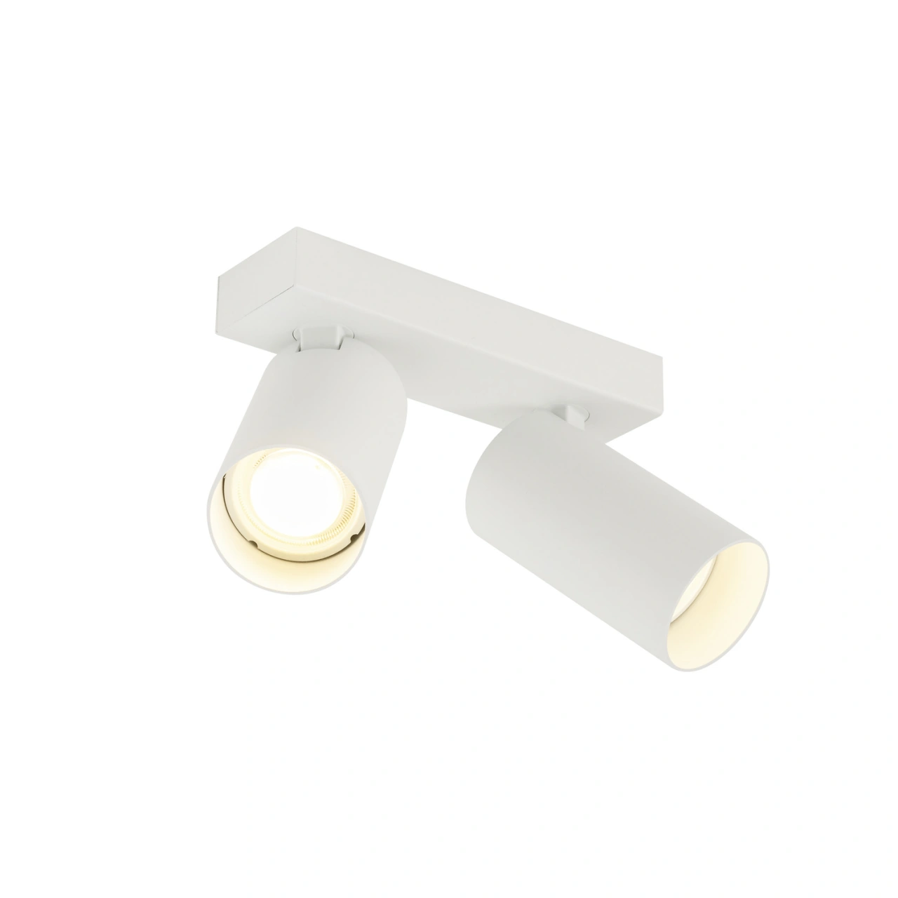 Plafoniera KAMI dublu, 2x max. 10W, GU10, alb