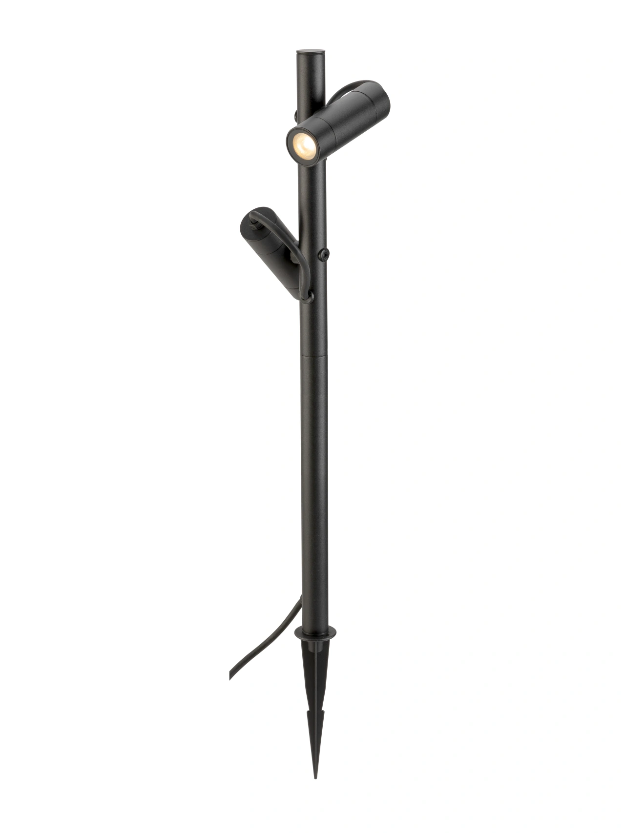 HELIA SLIM Pole double, black IP65 3000K