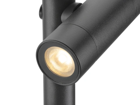 HELIA SLIM Pole double, black IP65 3000K_2