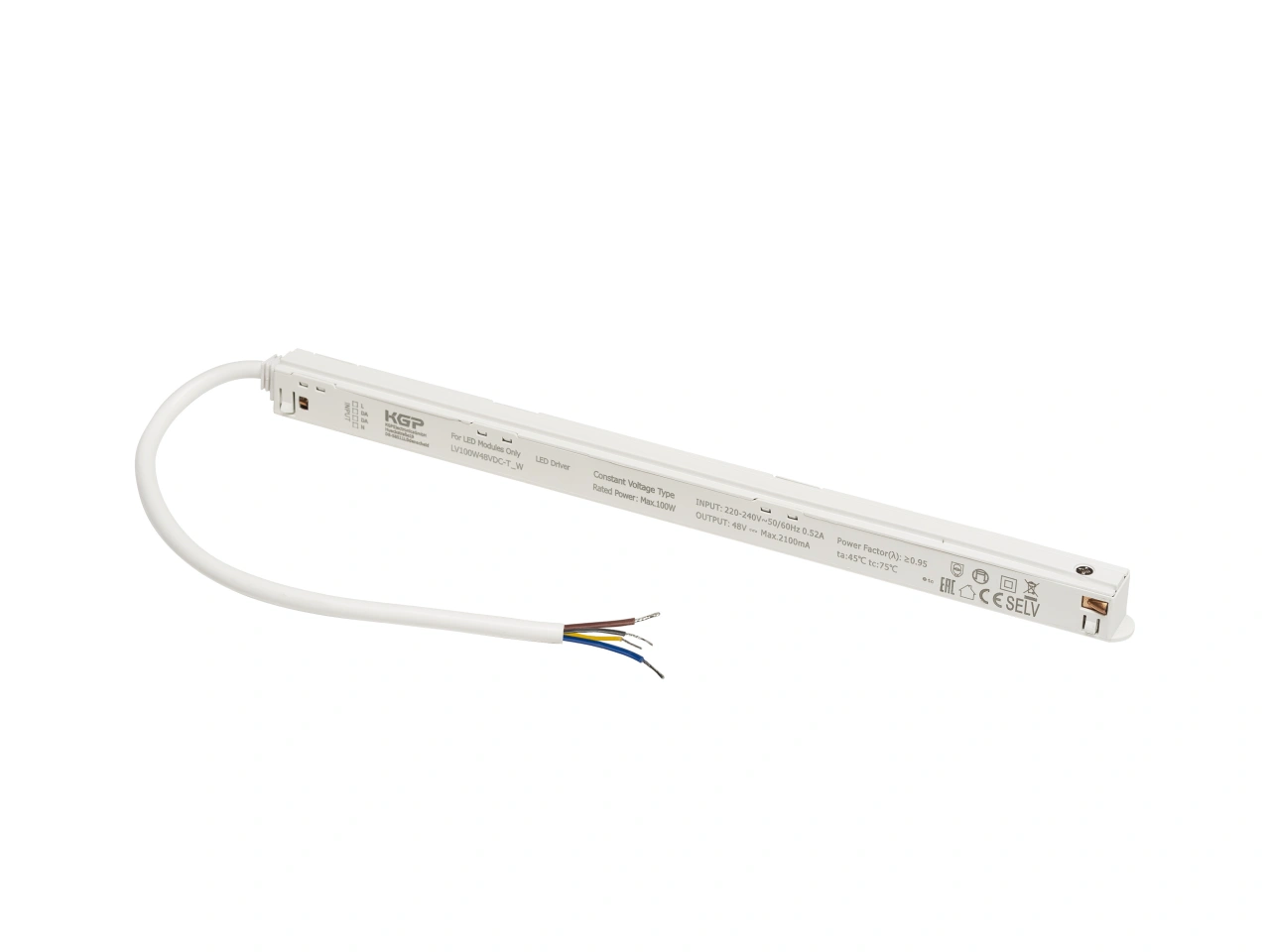 Intrack Power supply 48V TRACK 100W  white