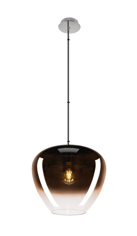 PANTILO CONVEX 40 Pendant lamp 150cm E27 max. 40W kupfer