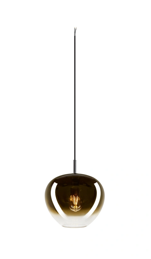 PANTILO CONVEX 29, Pendant lamp, 250cm, E27, max. 40W, gold