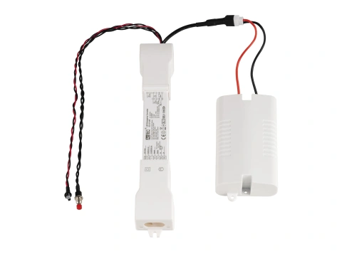 Emergency lighting unit incl. battery status display