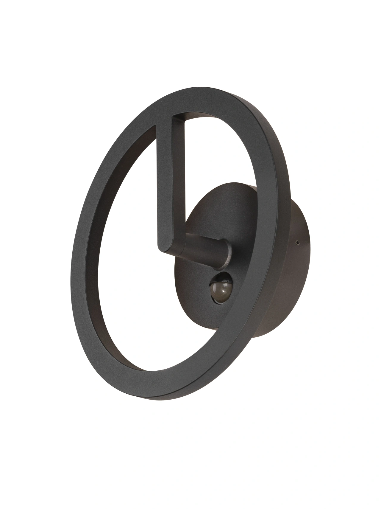 Q-RING, wall lamp, Sensor, 3000K, IP54, black