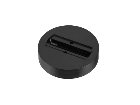 Ceiling rose for 1-Phase adapter, black