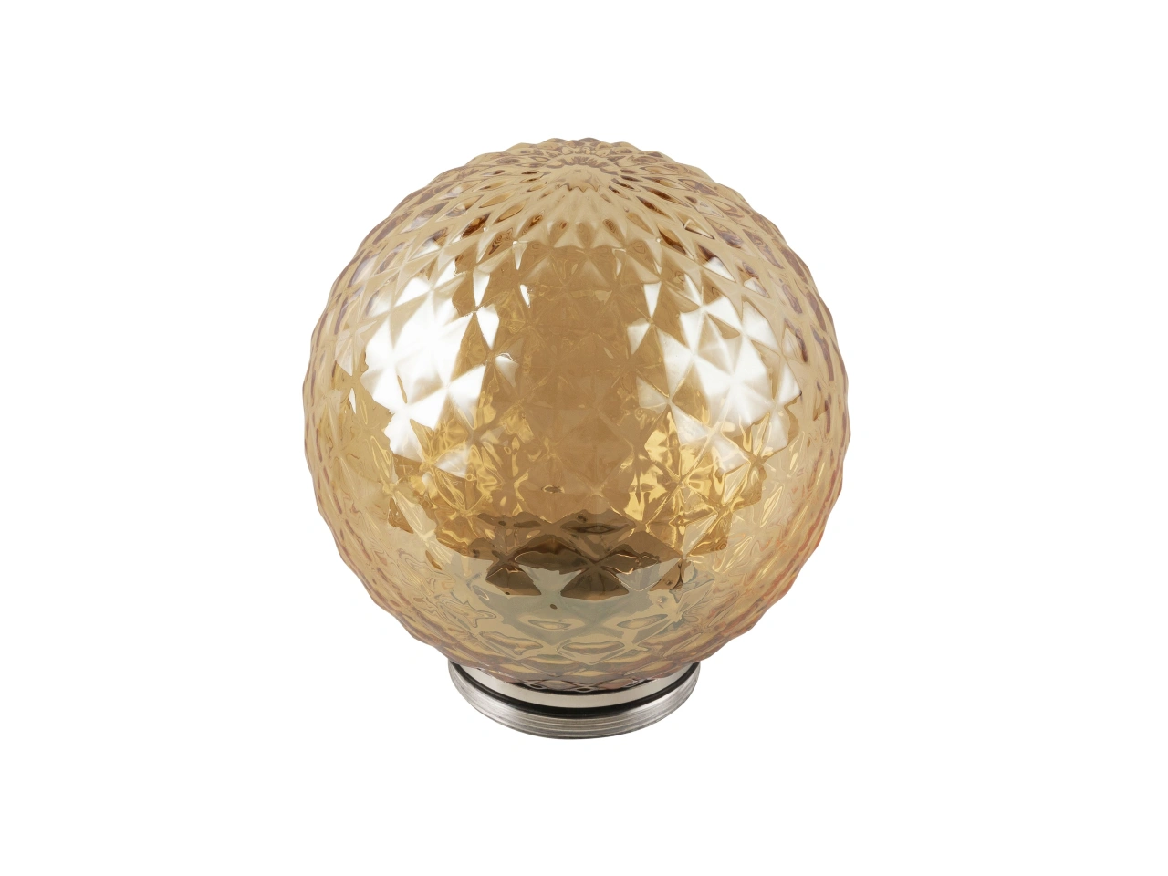 VARYT glass shade, Diamant amber