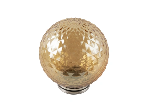 VARYT glass shade, Diamant amber
