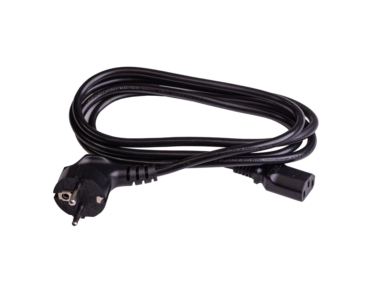 Cold appliance cable, Length 1,8m, black
